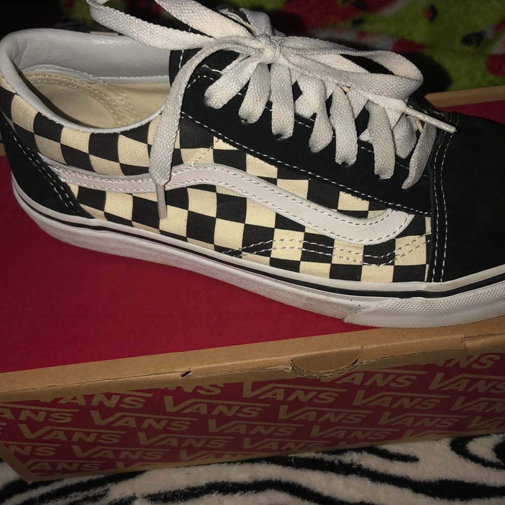 old sokol checkered vans